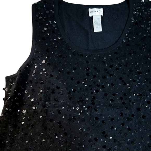 Chicos sequin tank - Picture 2 of 8